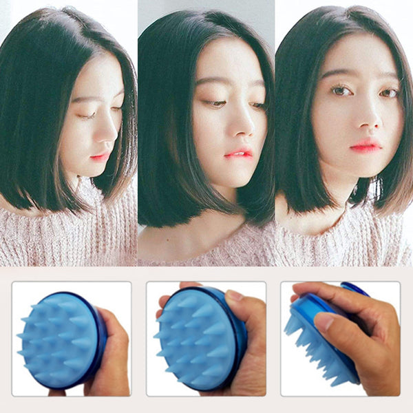 Escova de silicone para cabelo - WomensThingss