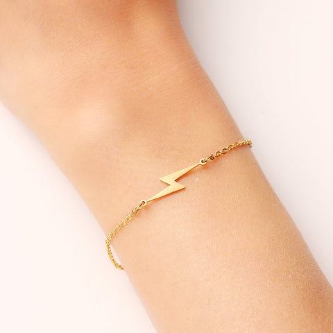 Pulseira relâmpago de aço inoxidável - WomensThingss